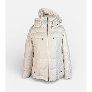 Bogner Puffer Ski Down Winter Jacket In White Women's Size US 10